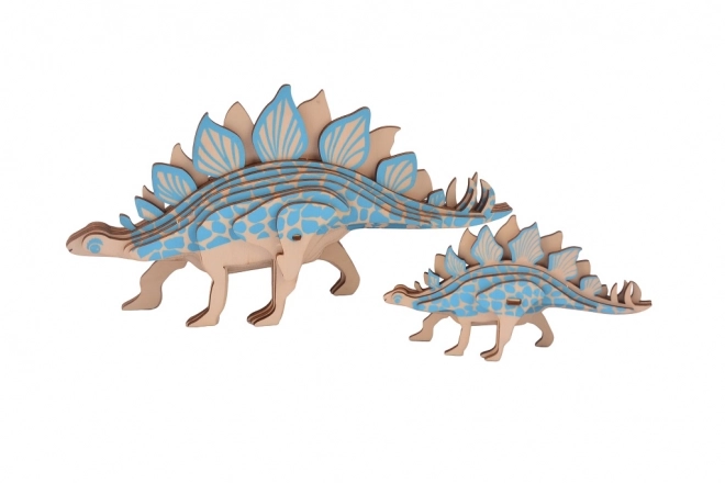 3D Wooden Puzzle Stegosaurus