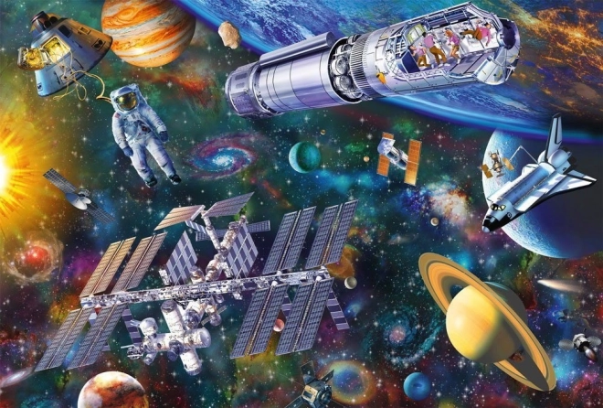 Schmidt Space Fun Puzzle 100 Pieces