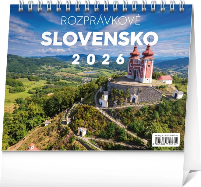 Stolni kalendar Bajkovita Slovačka 2026