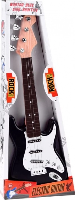 Electric Guitar for Kids with Rock Sound – Black