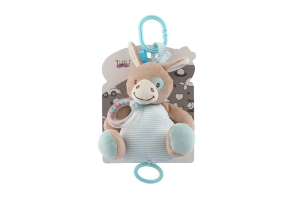 Tulilo Soft Plush Donkey Music Box