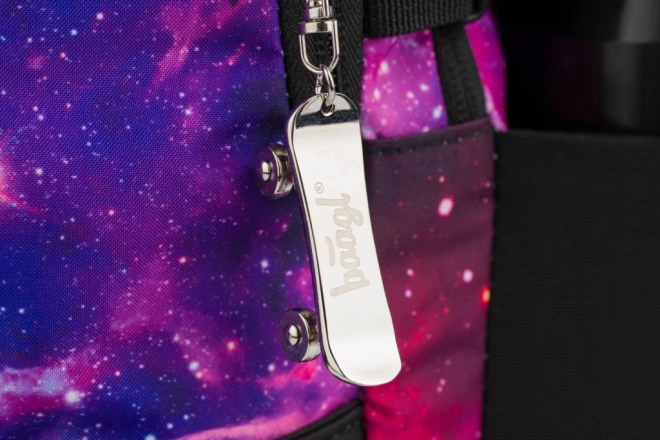 School Backpack Skate Galaxy