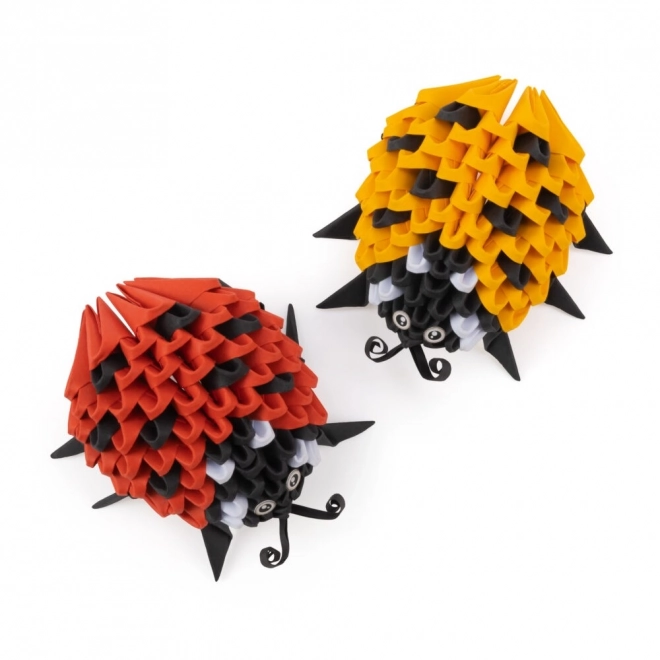 Origami 3D Ladybugs