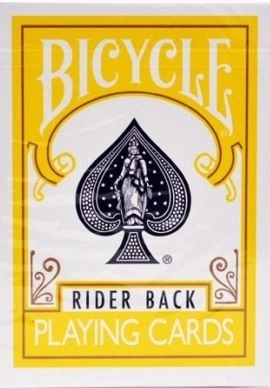 Yellow Bicycle Playing Cards