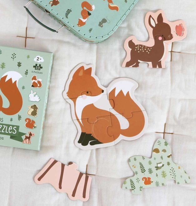 Forest Animals Puzzle Set