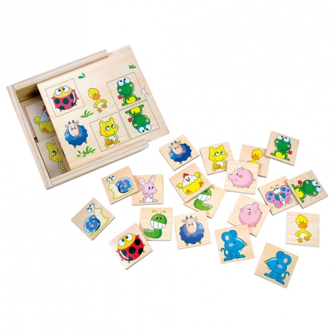 Wooden Memory Game Animals