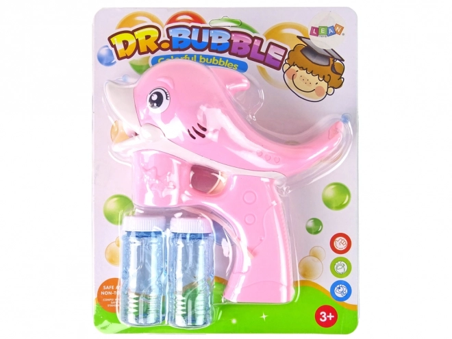 Bubble Machine Dolphin Pink