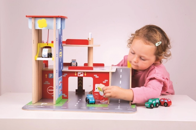 Bigjigs Toys Garage with Parking