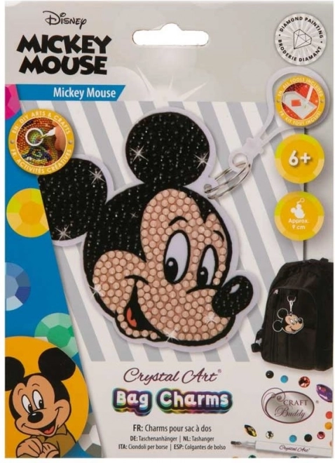 Crystal Art Pendant Mickey Mouse