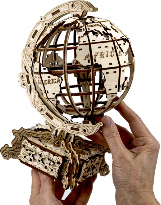 Wooden World Globe 3D Puzzle