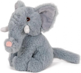 Elefante di peluche seduto 17 cm – morbidissimo amico per neonati