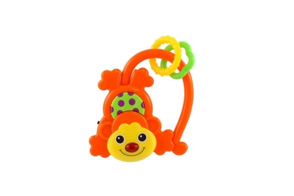 Rattle Monkey Toy with Light and Sound