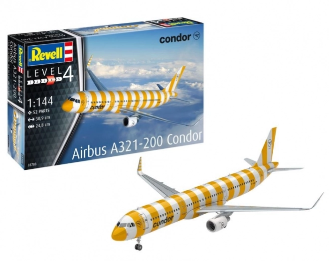 Airplane Model Airbus A321-200 Condor 1:144