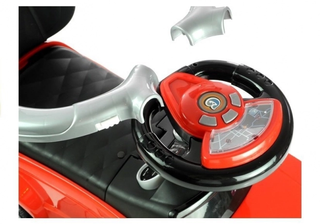 Ride-On with Push Handle RED SPORT CAR