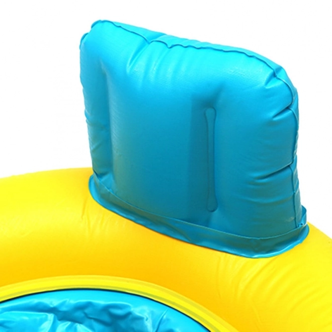 Inflatable Swimming Ring with Seat for Babies and Parents