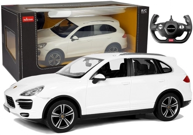 Remote Control Porsche Cayenne Turbo 1:14 White