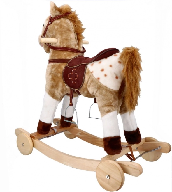 Rocking Horse Mustang with Wheels