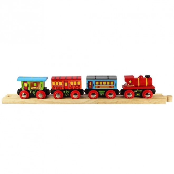 Bigjigs Rail Passenger Train with Tracks