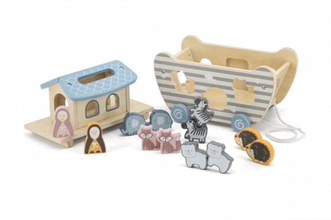 Wooden Noah's Ark Shape Sorter