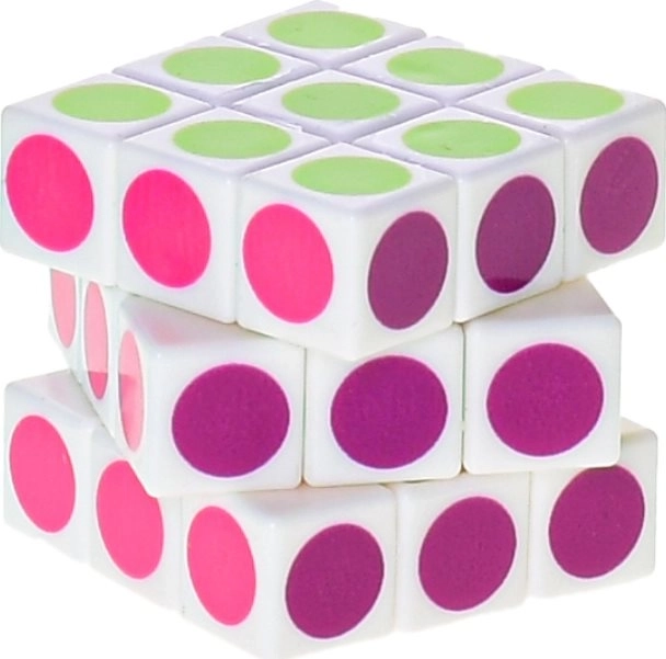 Mini Puzzle Cube with Dots