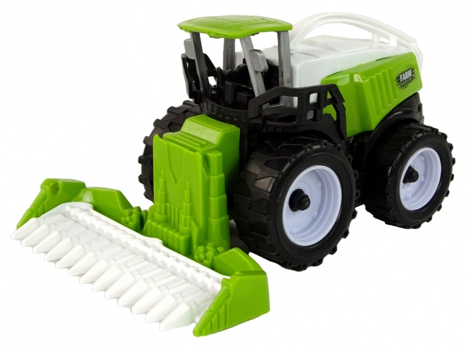 Green Farm Toy Tractors Set