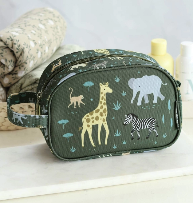 Animal Print Toiletry Bag