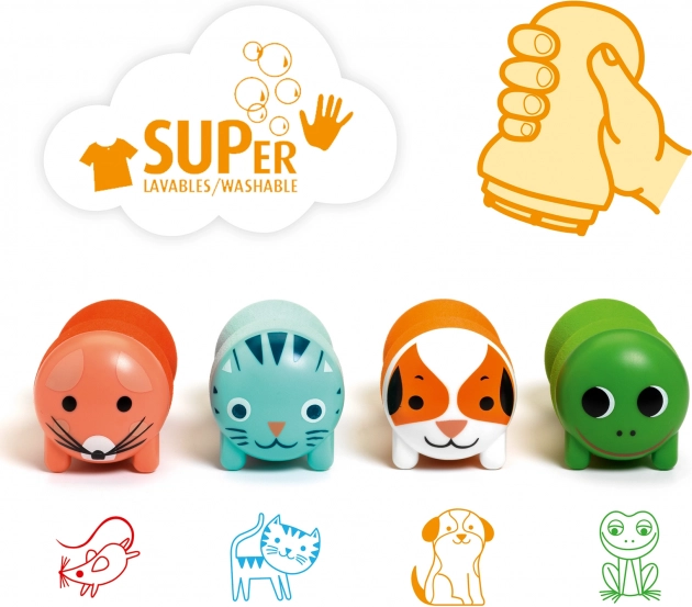 Stamps for Kids - Garden Animals