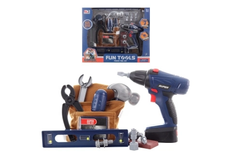 Tool Set for Kids with Battery Drill