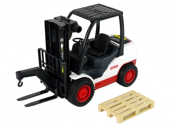 Forklift Toy with Movable Fork and Palette