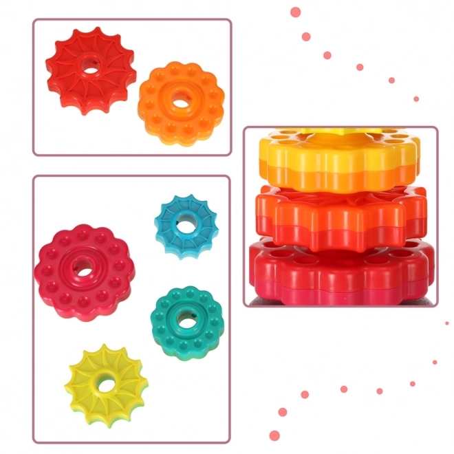 Rainbow Stacking Gear Tower