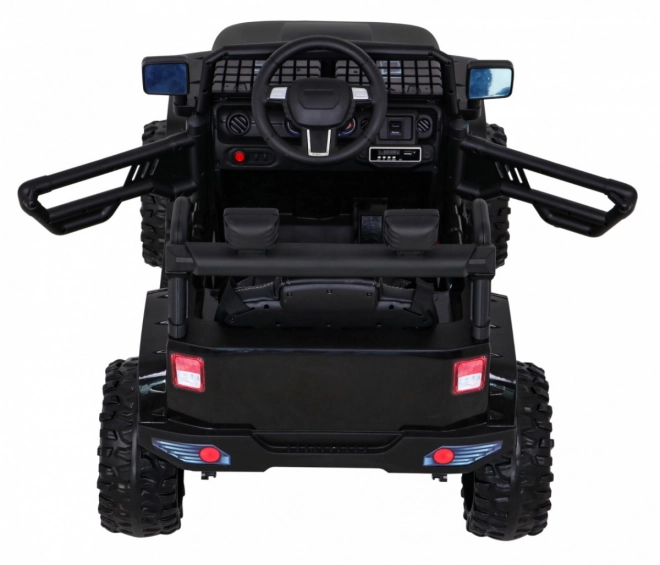Autíčko Jeep Dark Night na akumulátor pre deti Čierne – Čierne