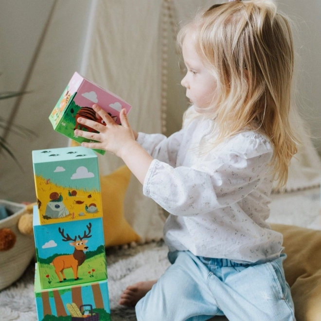 Trefl Educational Stacking Blocks Forest