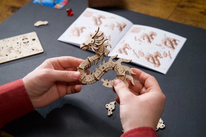 Ugears Wooden Mechanical Puzzle Dragon