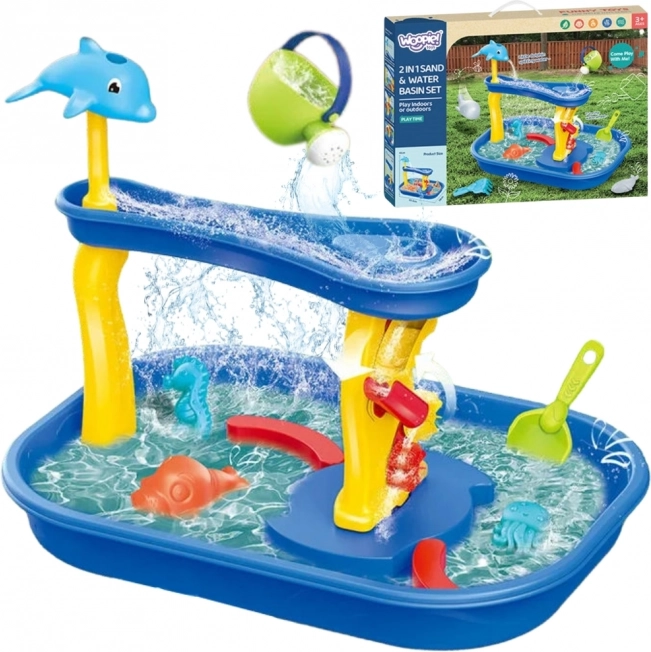 Woopie-Tisch Wasserfall Delphin 11 Stück