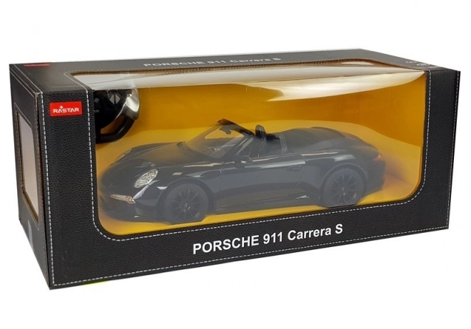 remote control porsche 911 carrera s 1:12 black