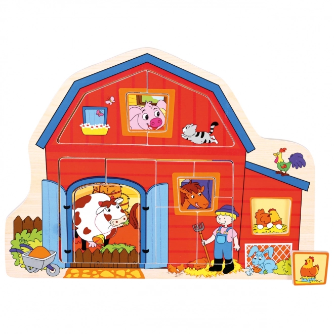 Farm Animal Wooden Puzzle