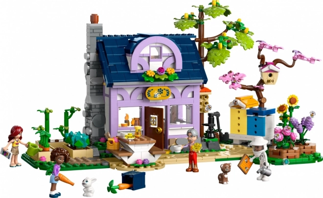 Bee Keeper House and Flower Garden Set