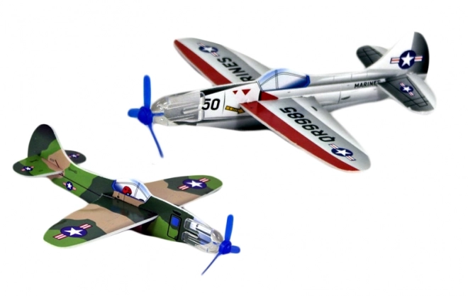 Throwing Styrofoam Airplanes Twin Pack