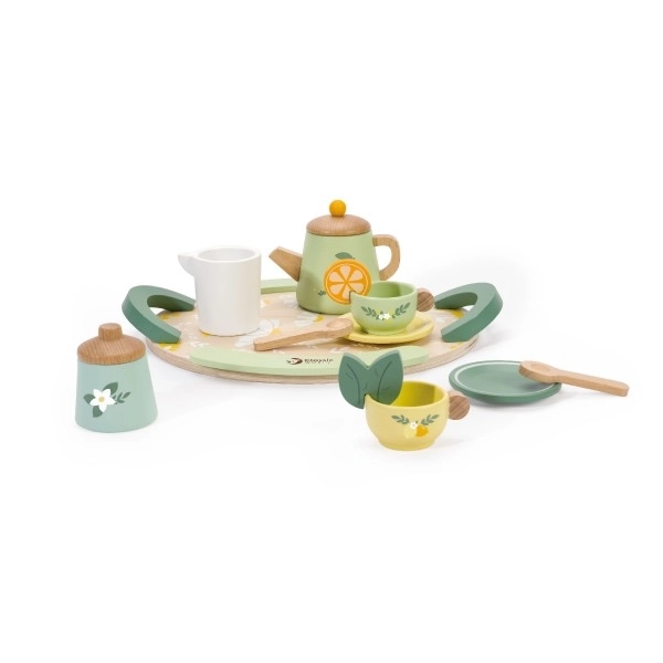 Wooden Tea Set 14 Pieces