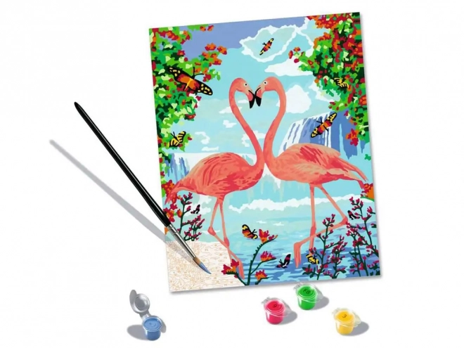 Paint Set - Love Flamingos