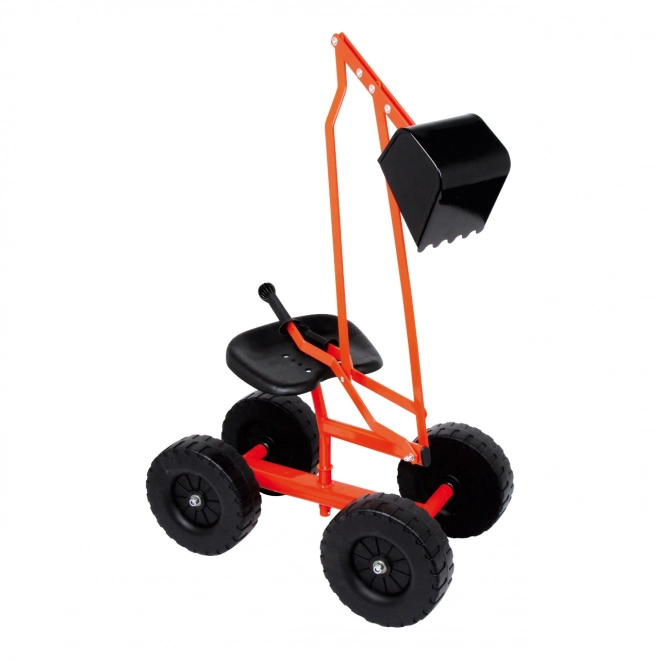 Small Foot Ride-On Digger with Wheels