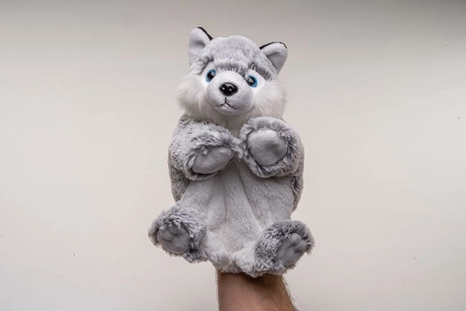 Husky Plush Hand Puppet