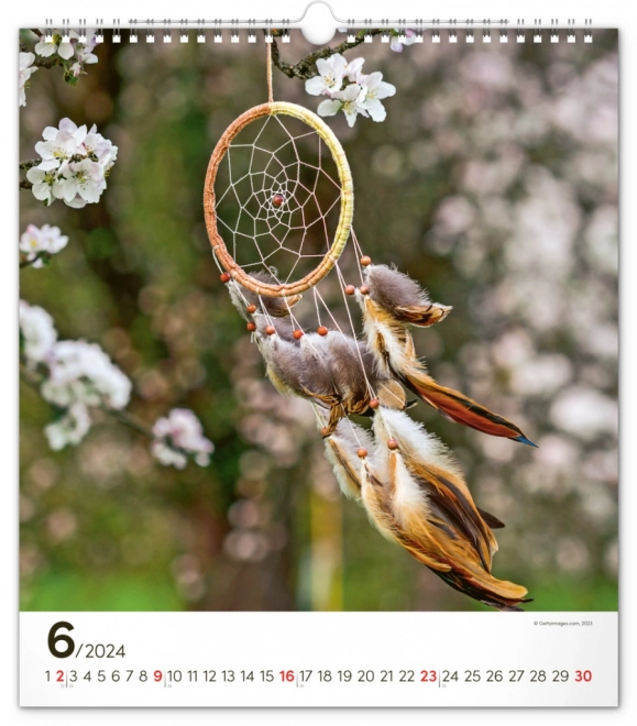 Wall Calendar Dreamcatcher 2024