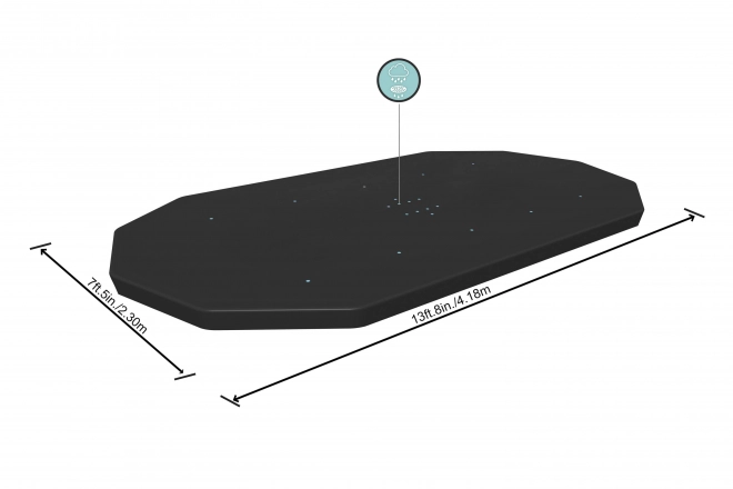 Copertura per piscina Bestway 424 x 250 cm