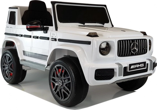 Battery-Powered Car Mercedes G63 White