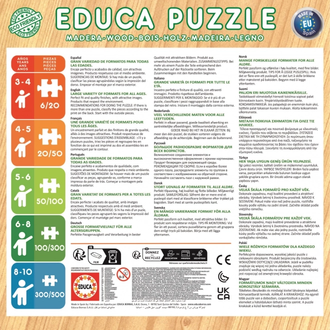 Educa houten puzzel Bluey 100 stukjes