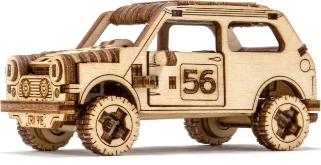 Holz 3D-Puzzle Rallyeauto