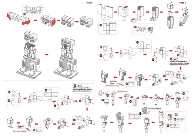 Metal Earth 3D Puzzle Transformers Optimus Prime