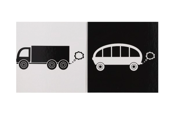 Contrast Board Book of Vehicles for Babies