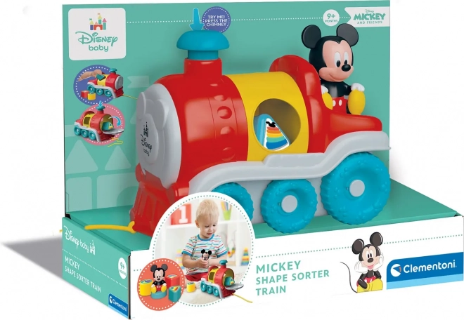 Shape Sorting Train with Mickey Mouse